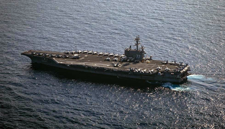 ABD DONANMASI'NA BAĞLI USS GEORGE HW BUSH UÇAK GEMİSİ, TÜRKİYE'YE GELİYOR