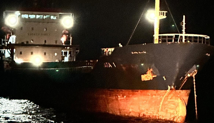 ATA1 isimli kuru yük gemisi, Çanakkale açıklarında makine arızası yaşadı