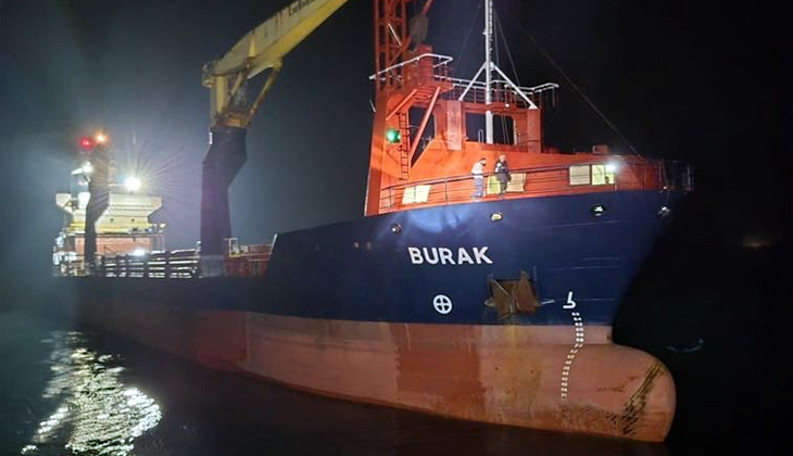 Çanakkale Boğazı'nda Arıza Yapan Kuru Yük Gemisi Karanlık Liman'a demirletildi