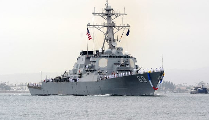 ÇİN, ABD DONANMASINA AİT USS MILLIUS SAVAŞ GEMİSİNİN KARASULARINA GİRDİĞİNİ AÇIKLADI
