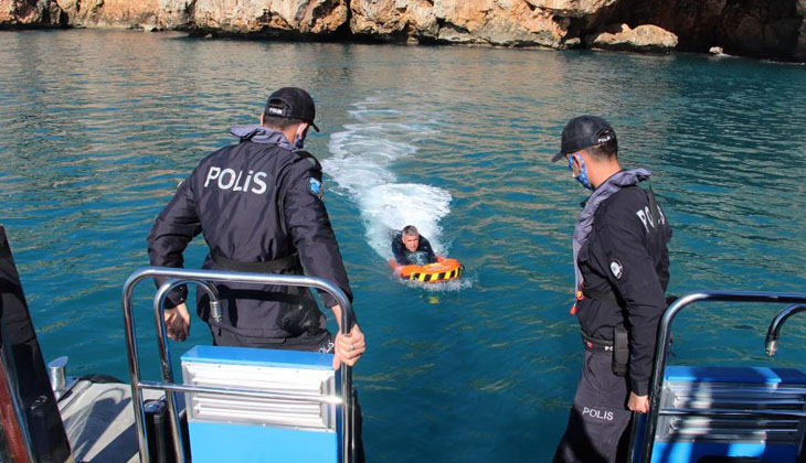 Deniz polisi, elektronik can kurtarma simidi ile hayat kurtaracak