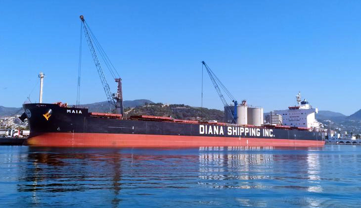 Diana Shipping, Maia isimli dökme yük gemisini Paralos Shipping’e kiraladı