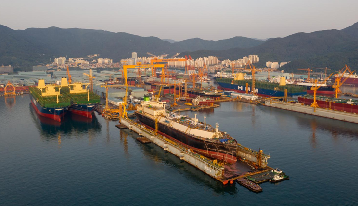 Güne Kore, gemi inşa sanayinde zirvedeki yerini korumayı hedefliyor