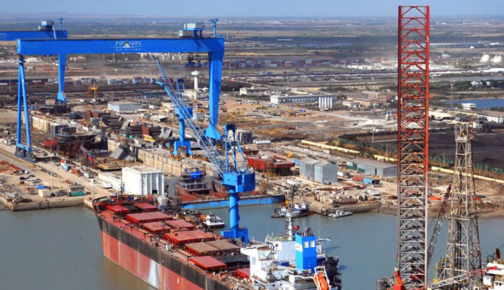 Hindistan'da bulunan Pipavav Tersanesi, 4 adet amonyak yakıtlı gemi inşa edecek...