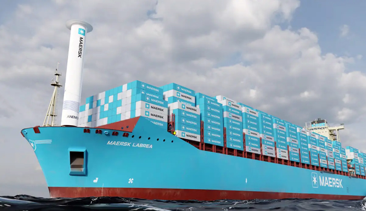 Maersk’ten Konteyner Taşımacılığında Bir İlk: Rotor Yelkeni