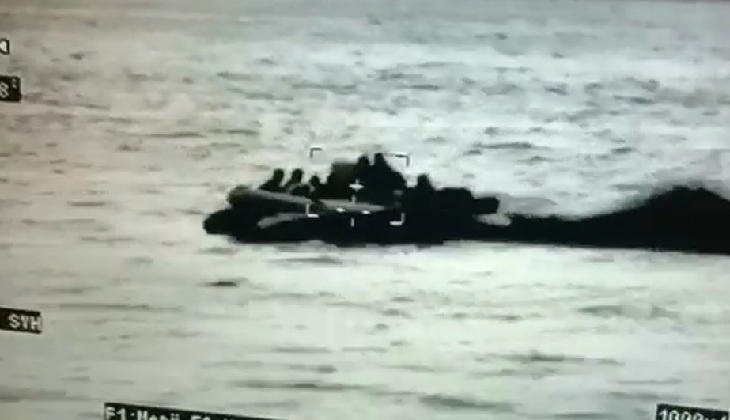 Mersin açıklarında 12 düzensiz göçmen yakalandı