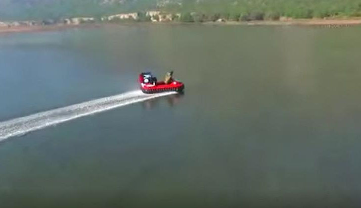 Milli parkın uçan teknesi görücüye çıktı
