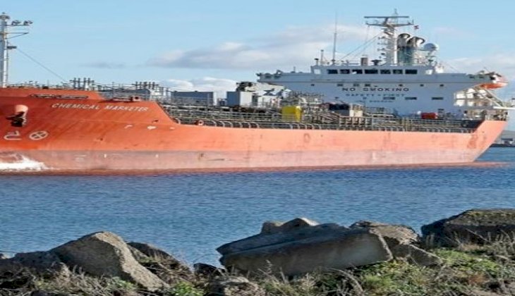Türkiye'den Belçika'ya petrol taşıyan gemi, Hollanda'da kaza yaptı
