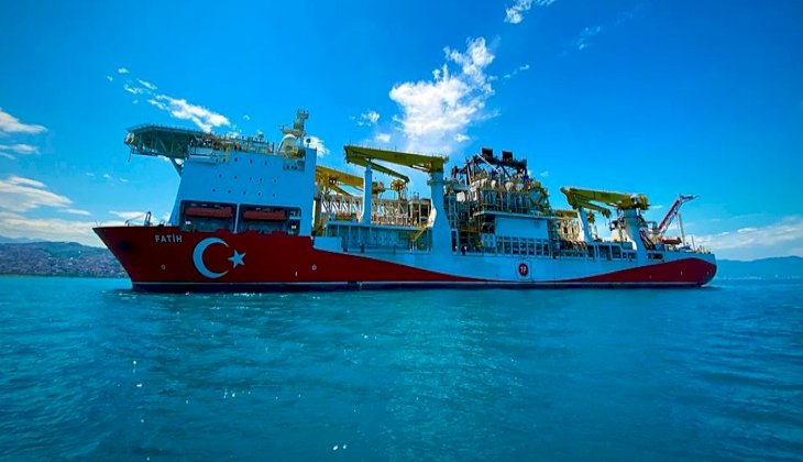 Fatih Sondaj Gemisi, Trabzon'da Mehter marşları ve ‘Çırpınırdı Karadeniz’ türküsü ile karşılandı