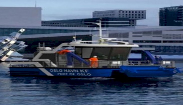 Oslo Limanı'nda atıklar elektrikli bot ile toplanacak