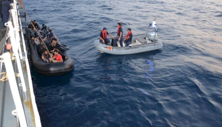 Enez açıklarında 10'u çocuk 36 göçmen yakalandı