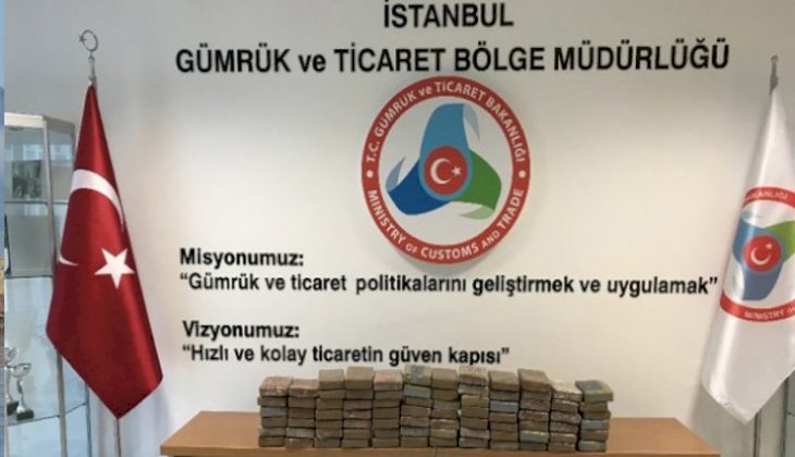 Muz yüklü konteynerde 90 kilo uyuşturucu ele geçirildi