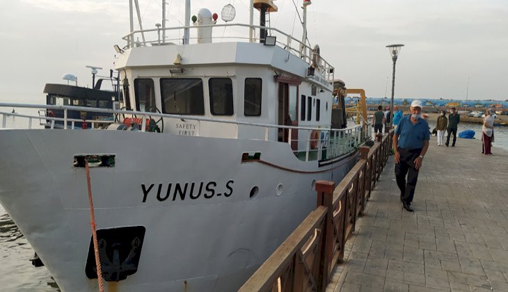İstanbul Üniversitesi Su Ürünleri gemisi, Karadeniz'de deniz salyangoz stoğunu araştırıyor