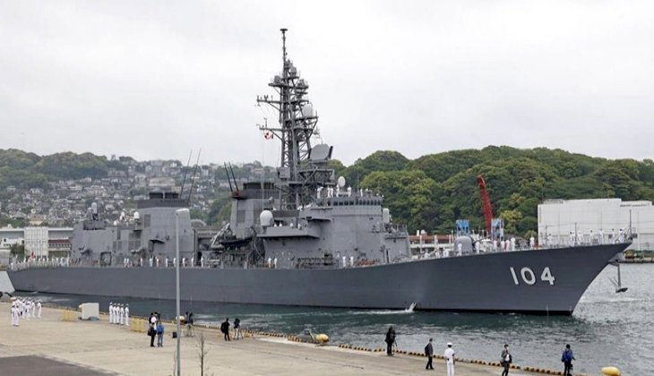 Japon savaş gemisi Kirisame, Orta Doğu'ya gidiyor