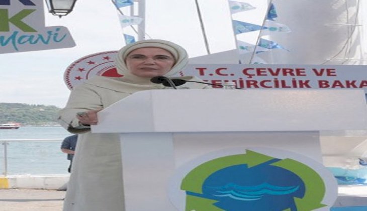 Sıfır Atık Mavi Projesi’nin lansmanı Emine Erdoğan’ın katılımıyla yapıldı