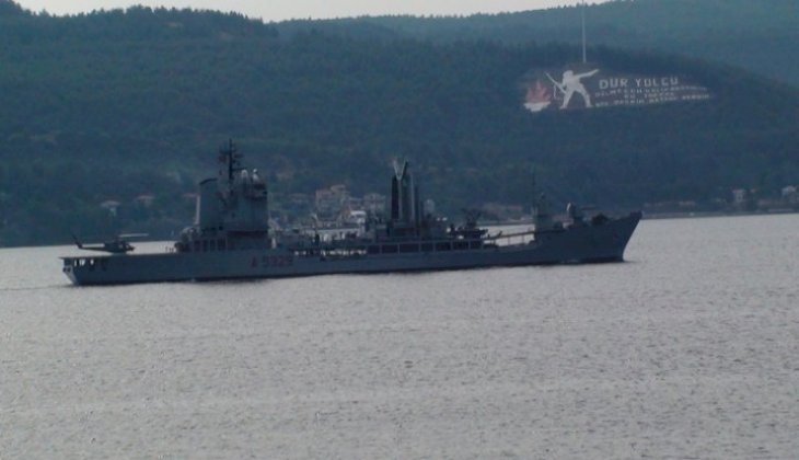 NATO’ya bağlı savaş gemileri Çanakkale Boğazı'ndan geçti