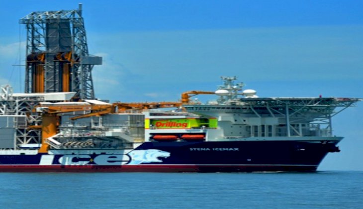 Stena IceMax, sondaj gemisi Rum yönetimi için bölgede
