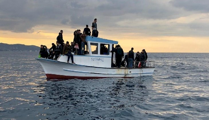 KKTC açıklarında 34 mülteci yakalandı