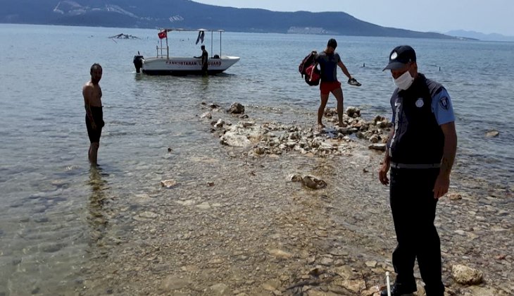 Sökümü yapılan iskelenin bulunduğu alanda temizlik çalışmaları yapıldı