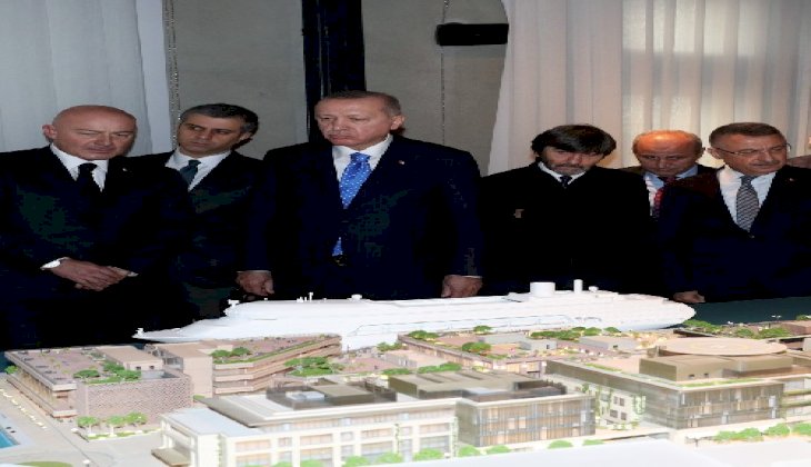 Cumhurbaşkanı Erdoğan, Galataport'u inceledi