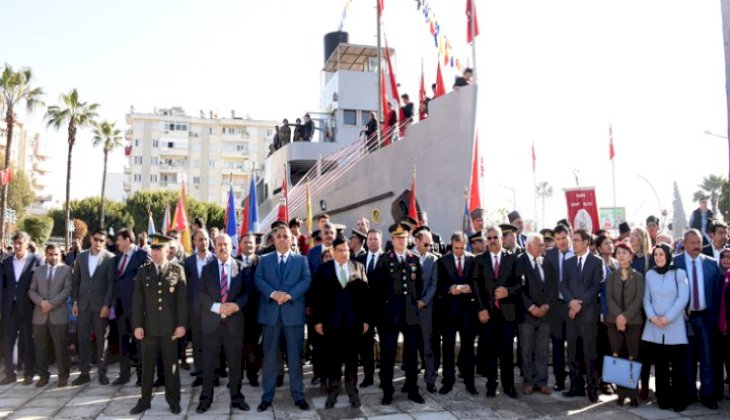 Çanakkale Deniz Zaferi Nusret Mayın Gemisi'nde kutlandı