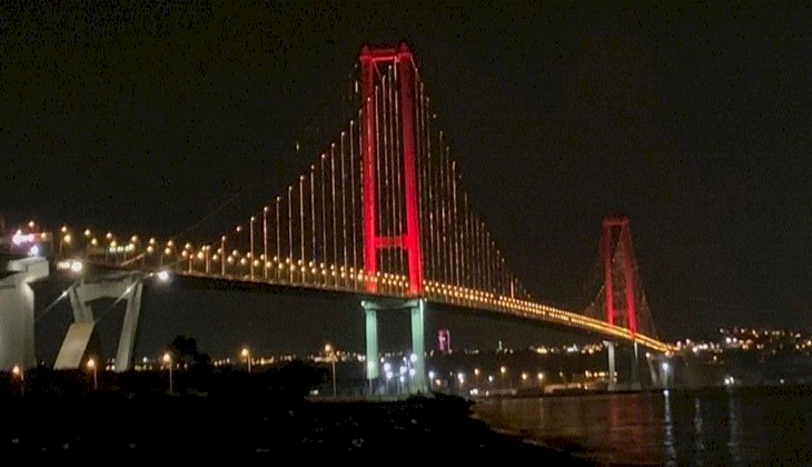 Osmangazi Köprüsü, Sahil Güvenlik için özel olarak ışıklandırıldı