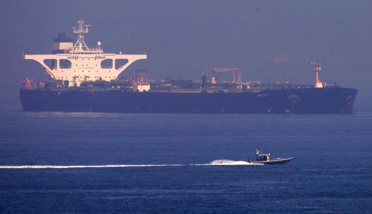 İran’a ait petrol tankeri Grace 1 Cebelitarık’tan ayrıldı