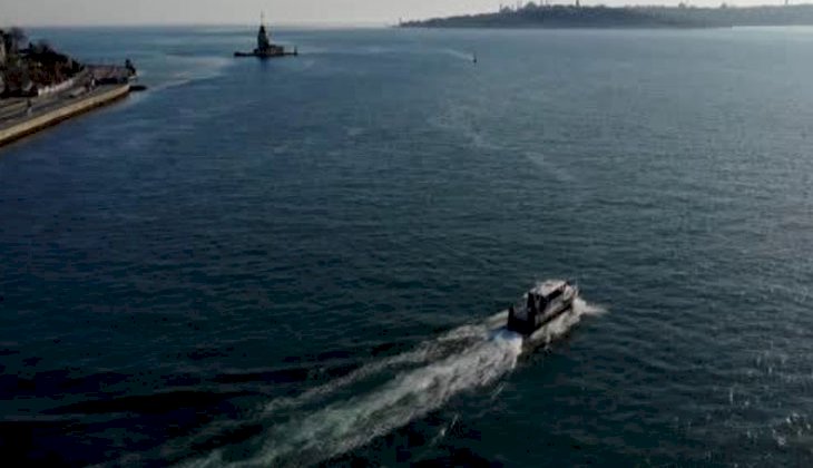 Deniz polisinden drone ile korona virüs denetimi