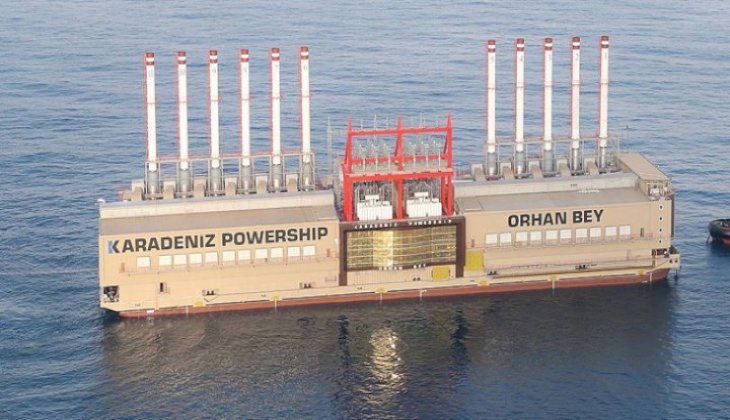 Lübnan elektriğinin yüzde 35-40'ı Türk gemilerden