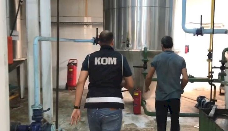 Gemi ile yurt dışına kaçırılmak istenen 300 ton biyodizel ele geçirildi