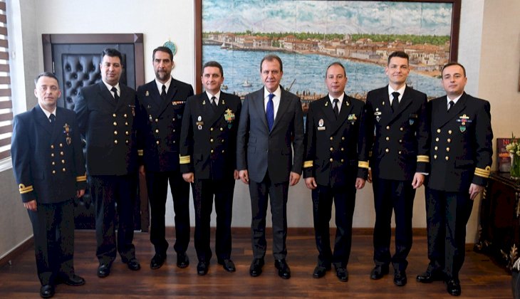 Başkan Seçer, NATO gemi komutanlarını ağırladı