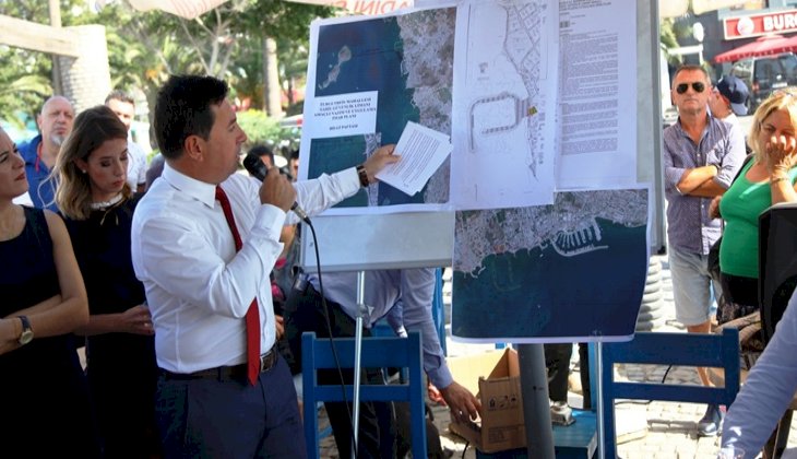 Bodrum'da liman projesi hakkında vatandaşlar bilgilendirildi