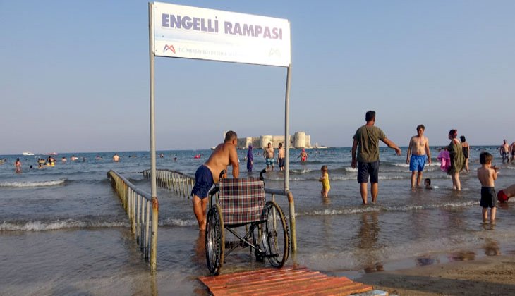 9 büyük plaj başta olmak üzere plajlarda engelli rampalarının sayısı arttırılacak