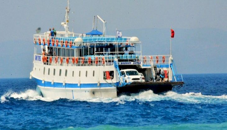 Bodrum - Datça feribot seferleri durduruldu