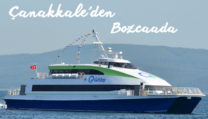 Çanakkale'den Bozcaada'ya deniz otobüsü seferleri başlıyor