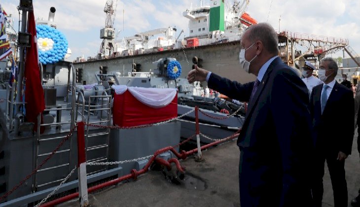 Cumhurbaşkanı Erdoğan, Yeni Deniz Sistemleri Teslim Töreni programına katıldı