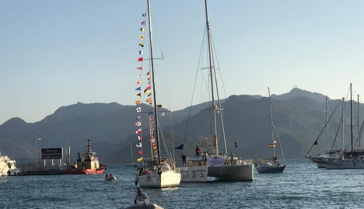 Tekneleriyle 5 yılda dünya turu yapıp Marmaris’e geri döndüler