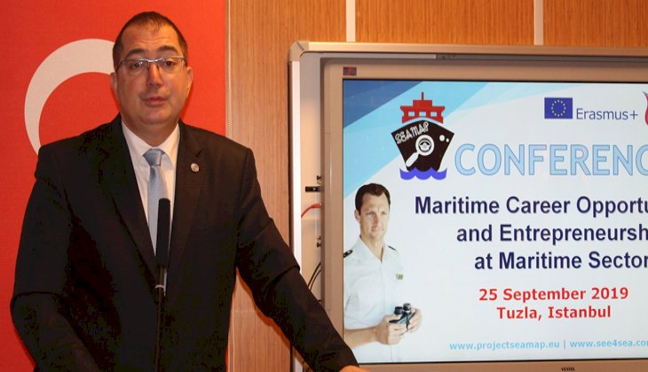'Denizcilikte Kariyer Fırsatları ve Girişimcilik” konferansı Tuzla'da yapıldı
