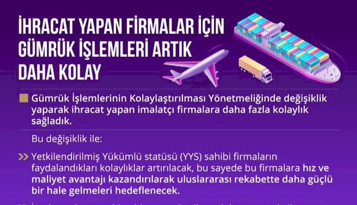 Gümrük işlemleri artık daha kolay! Ticaret Bakanlığı duyurdu