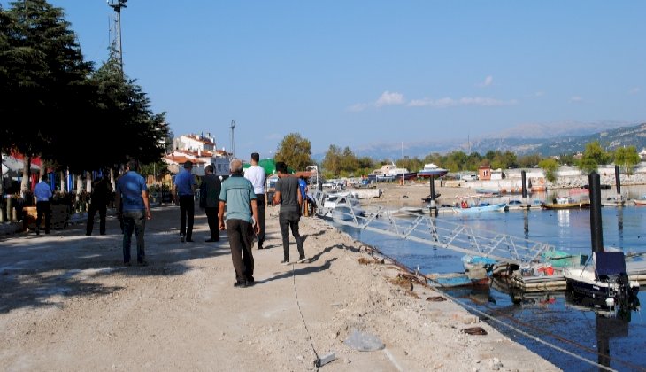 Eğirdir Limanı yaklaşık 2 milyonluk yatırımla yeniden yapılıyor