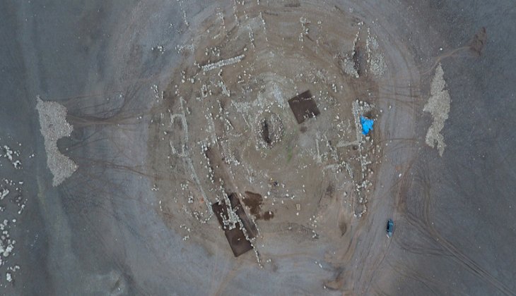 Sular çekilince 12 bin yıllık yerleşim yeri ortaya çıktı