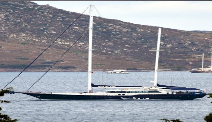 Bodrum'da mega yat trafiği