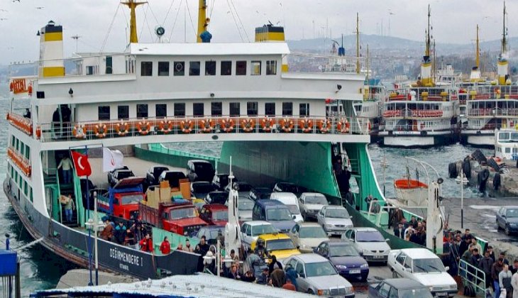 İstanbul'da arabalı vapur ile geçiş ücretlerine düzenleme