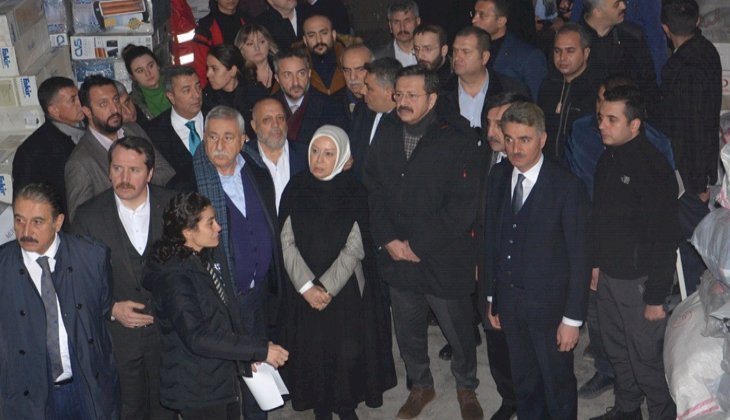 Rifat Hisarcıklıoğlu: "Deprem bölgesine 99 tır yardım yaptık"