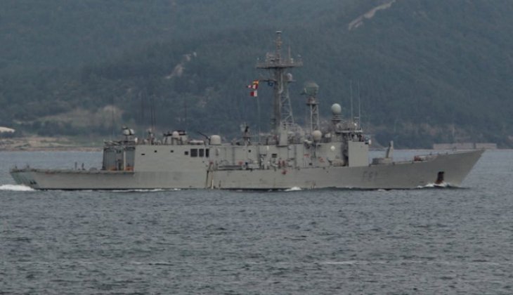 NATO'ya bağlı 4 savaş gemisi Çanakkale Boğazı’ndan geçti