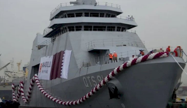 Katar Donanması için inşa edilen AL DOHA Denize indirildi
