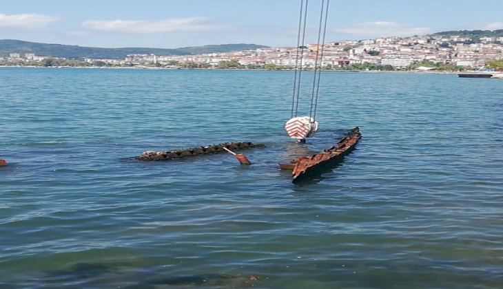 Zonguldak'ta 15 yıl önce batan gemiyi çıkarma çalışmaları başladı