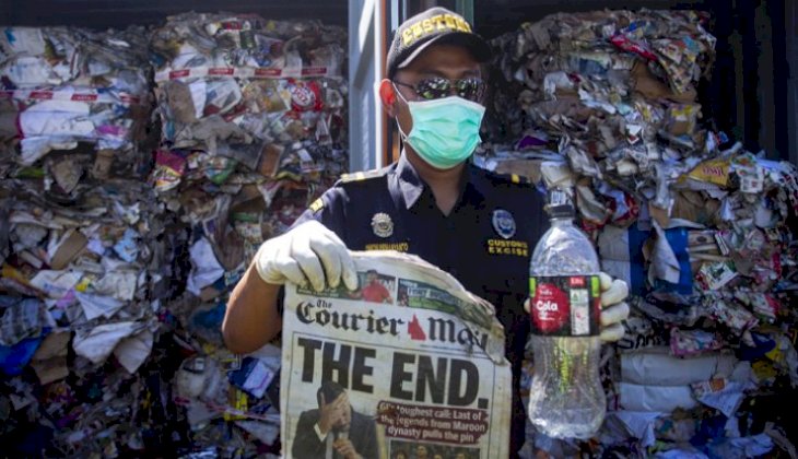 Endonezya yasa dışı atık konteynerlerini geri gönderdi