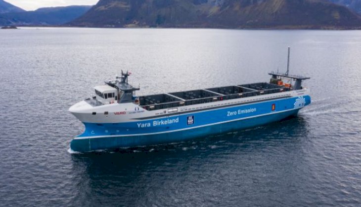 Dünyanın ilk sıfır emisyonlu konteyner gemisi teslim edildi