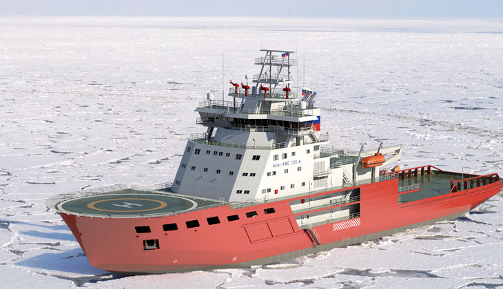 Rus buzkıran gemisi, buzullarda mahsur kalan kayıp köpeği kurtardı
